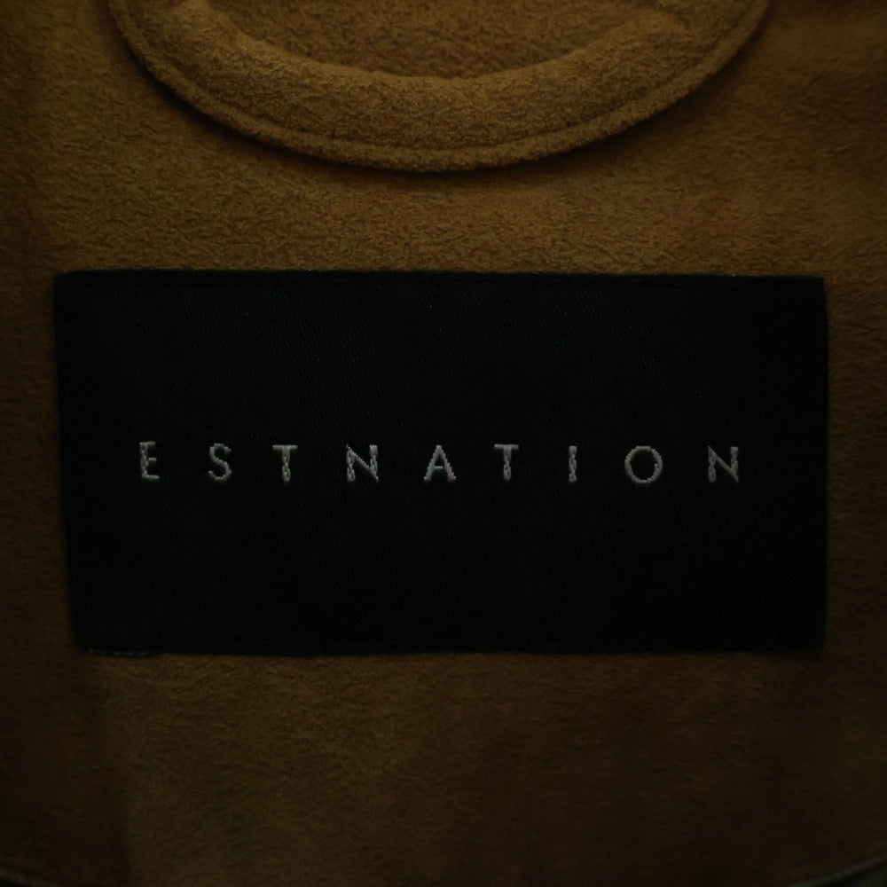 ESTNATION(エストネーション) トラッカージャケット ワーク サードタイプ エコスエード ブラウン 62-200-05-090080