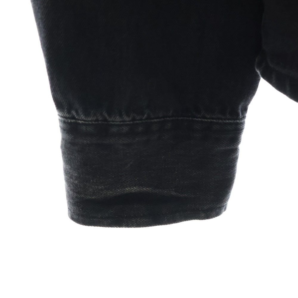 ALLSAINTS(オールセインツ) ORBIT DENIM SHIRT オービットデニムシャツ フロントポケット 長袖シャツ ブラック MS165L AS141368R