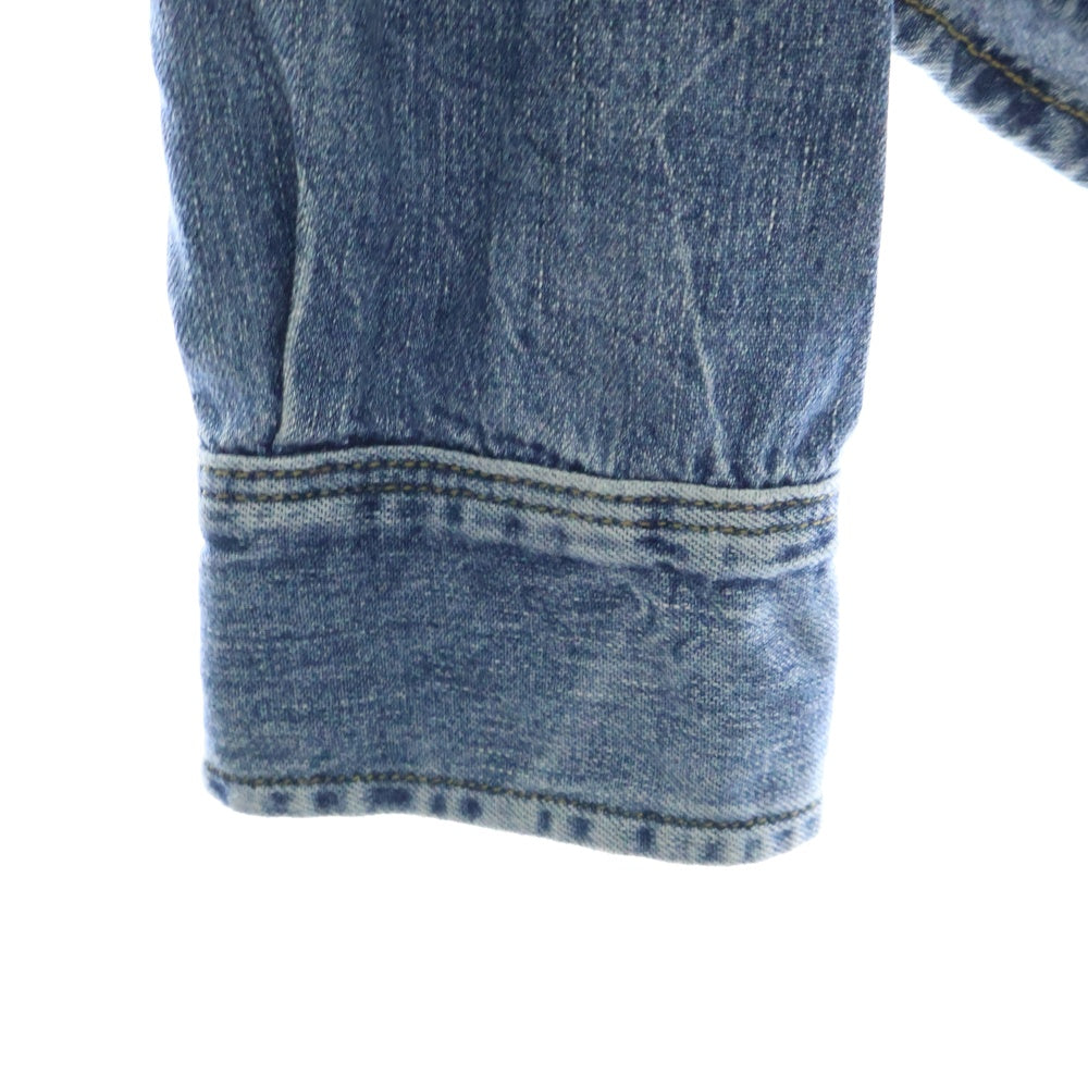 ALLSAINTS(オールセインツ) ORBIT DENIM SHIRT オービットデニムシャツ フロントポケット 長袖シャツ インディゴ MPK911 AS19373