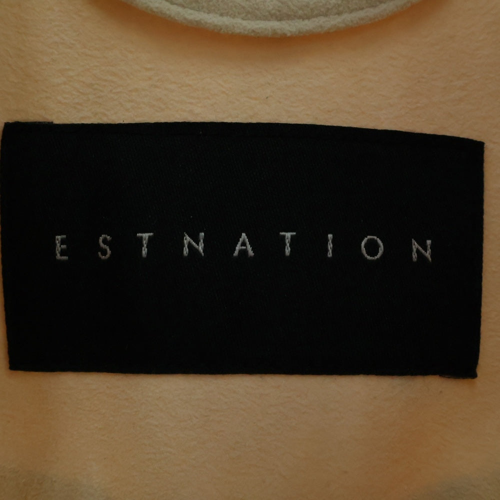 ESTNATION(エストネーション) ワークジャケット エコスエード ホワイト 62-200-10-090081