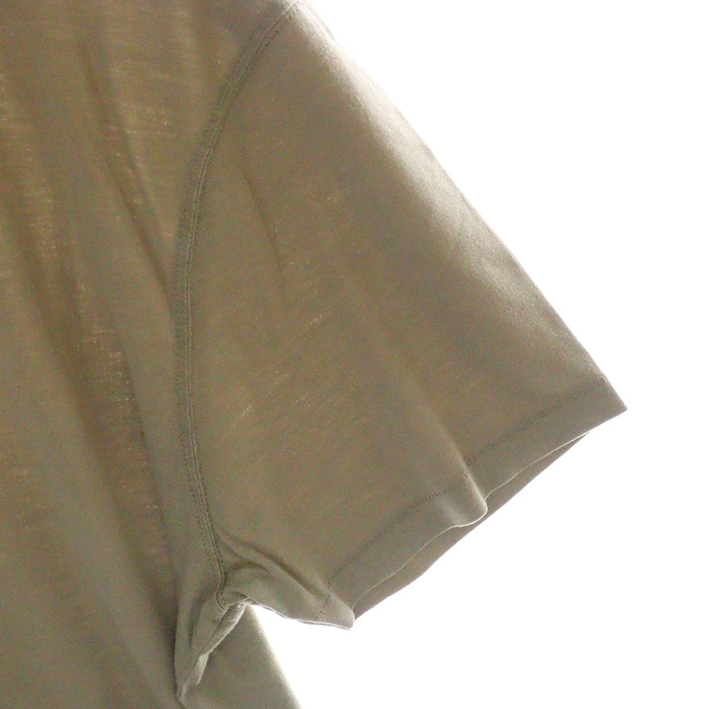 TOM FORD(トムフォード) クルーネック半袖Tシャツ カットソー カーキ TFJ950