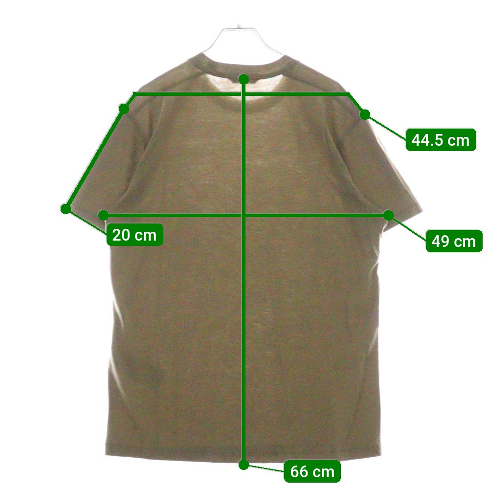 TOM FORD(トムフォード) クルーネック半袖Tシャツ カットソー カーキ TFJ950