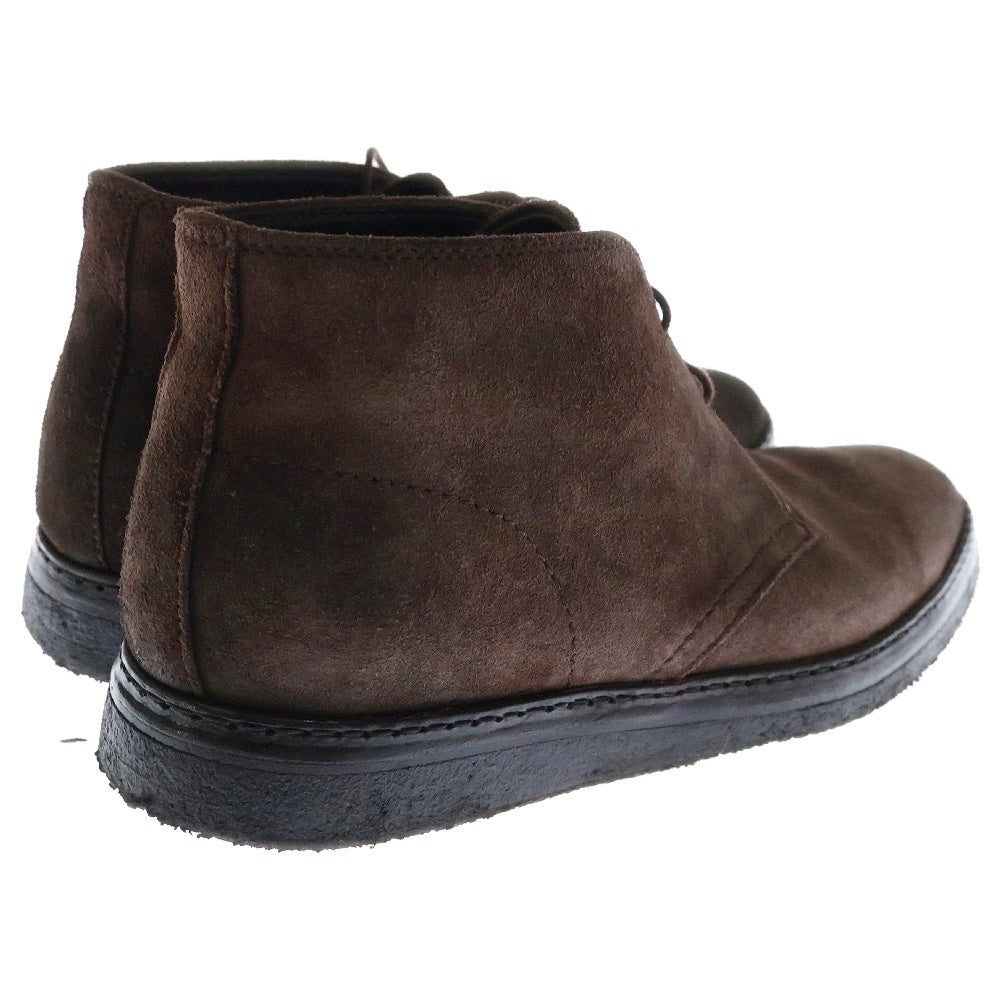 TOM FORD(トムフォード) LACE-UP BOOTS レザースエード レースアップシューズ チャッカブーツ ブラウン 32-J0651T-HAR-ZEB