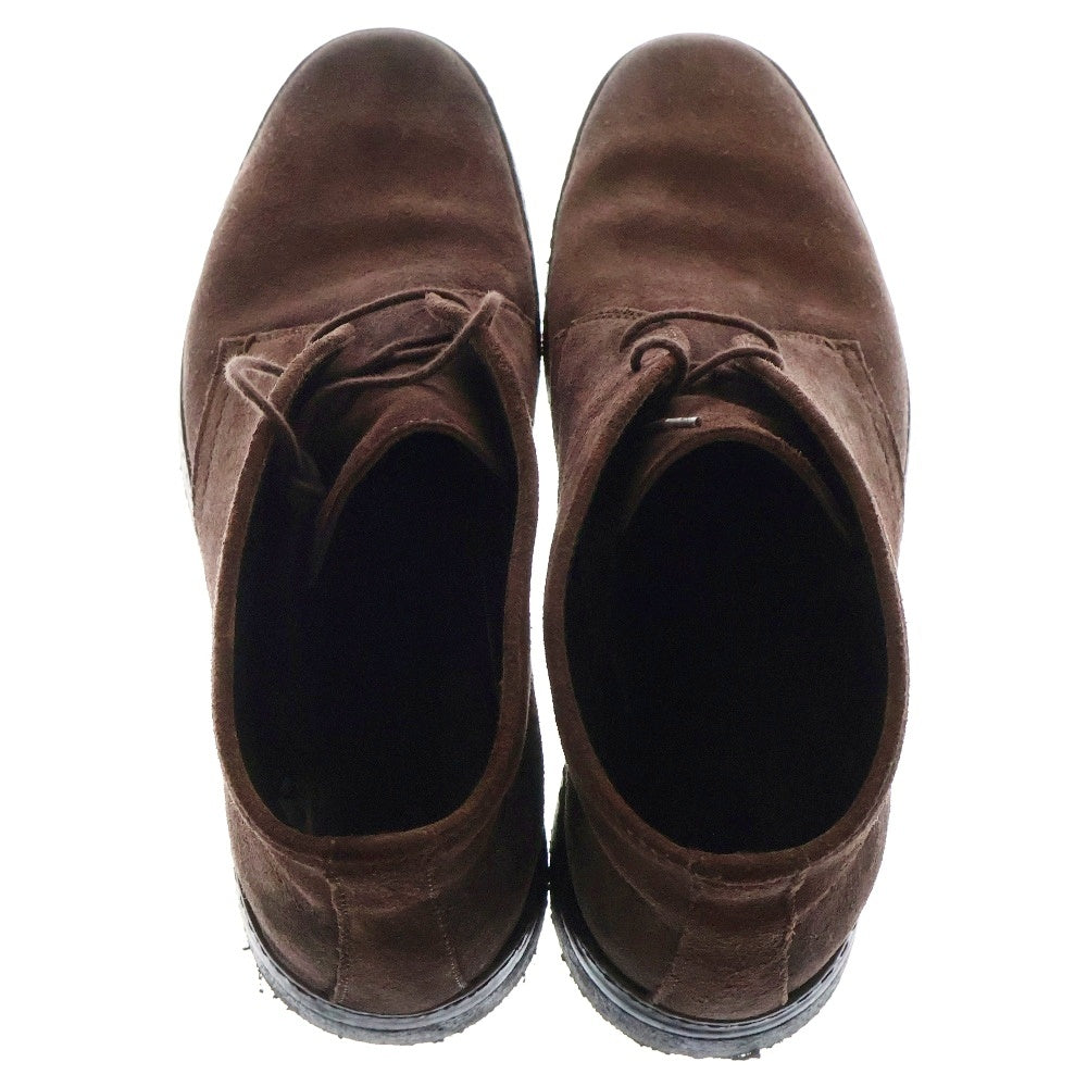 TOM FORD(トムフォード) LACE-UP BOOTS レザースエード レースアップシューズ チャッカブーツ ブラウン 32-J0651T-HAR-ZEB