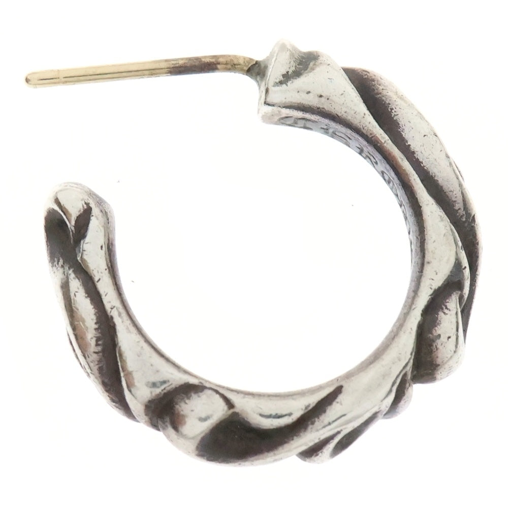 CHROME HEARTS(クロムハーツ) HOOP SCROOL スクロール フープピアス シルバー BCA102