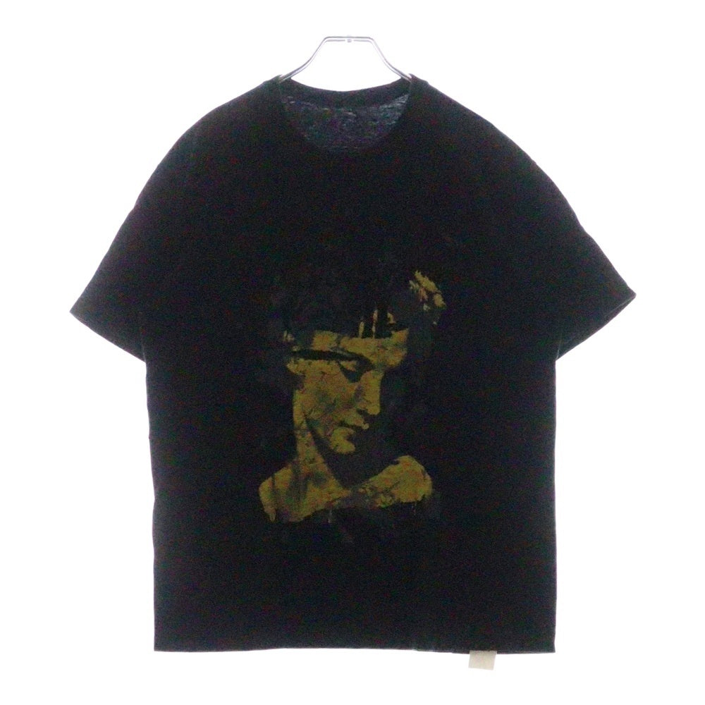 s'yte(サイト) プリント クルーネック 半袖Tシャツカットソー ブラック