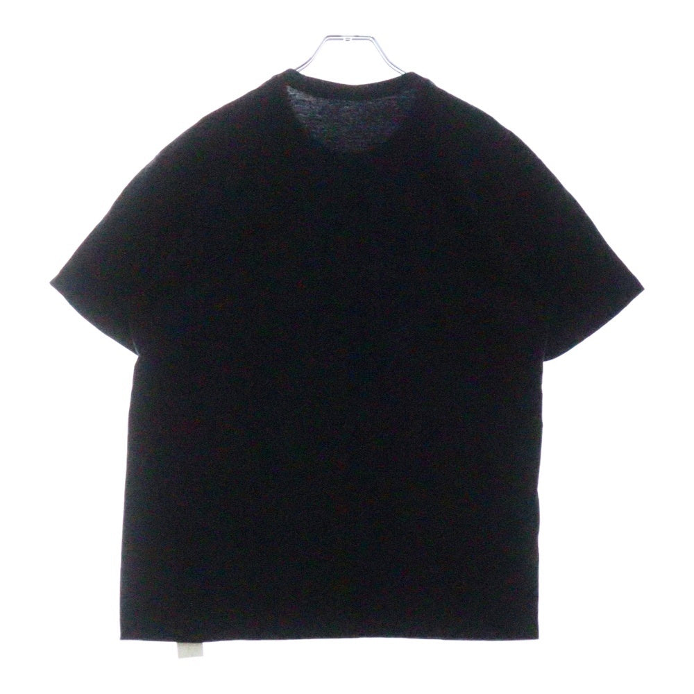 s'yte(サイト) プリント クルーネック 半袖Tシャツカットソー ブラック