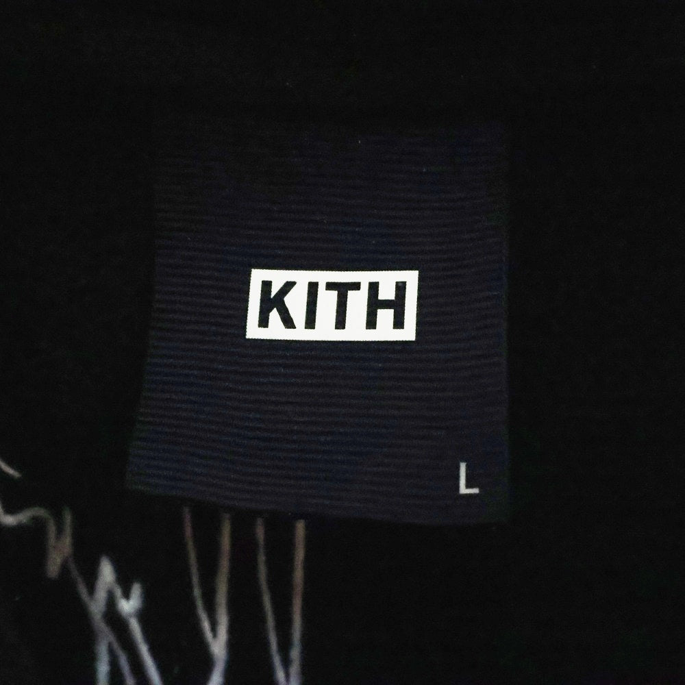 KITH(キス) 21AW City Script Hoodie シティ スクリプト フーディー スウェット プルオーバー パーカー ブラックKHM030347