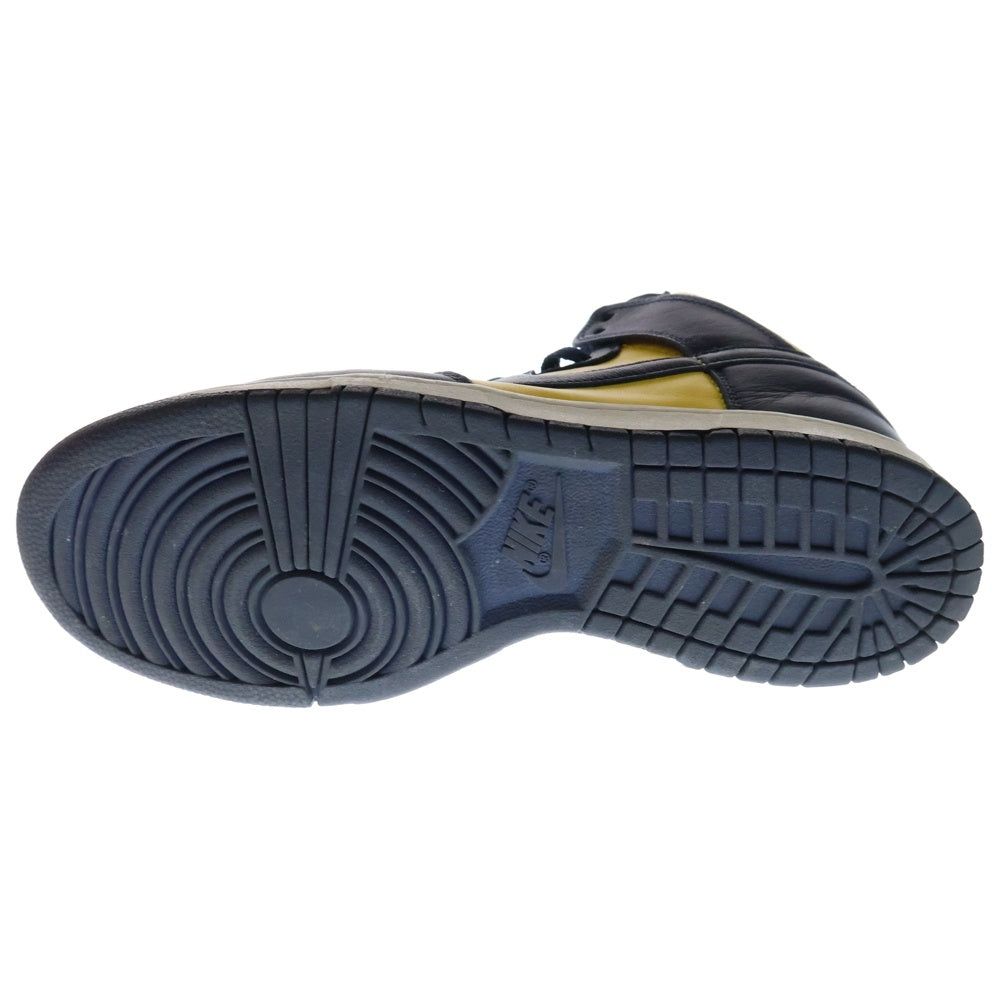 NIKE(ナイキ) DUNK HIGH SP MICHIGAN ダンク ミシガン ハイカットスニーカー イエロー/ネイビー US9/27cm CZ8149-700