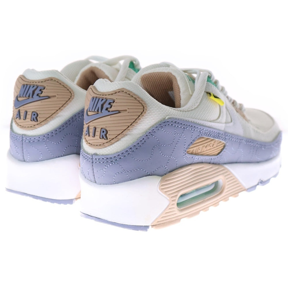 NIKE(ナイキ) AIR MAX 90SE エアマックス ローカットスニーカー ホワイト/グリーン US8.5/26.5cm DV2614-100