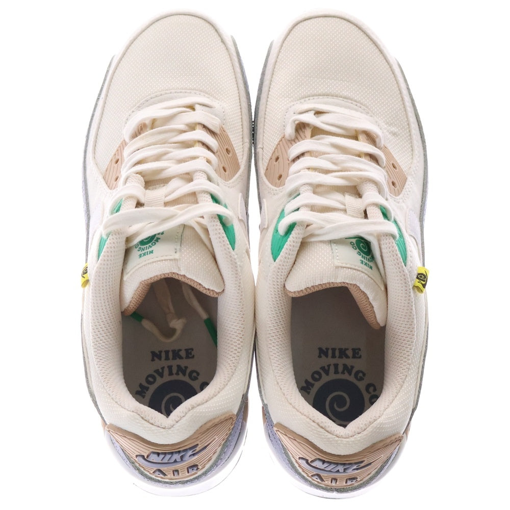 NIKE(ナイキ) AIR MAX 90SE エアマックス ローカットスニーカー ホワイト/グリーン US8.5/26.5cm DV2614-100