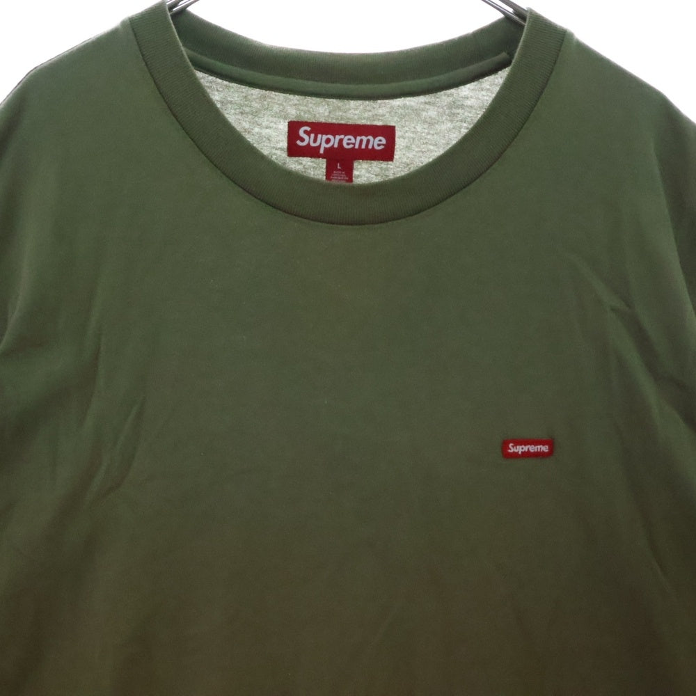 SUPREME(シュプリーム) 24SS Small Box Tee スモールボックスロゴプリント半袖Tシャツ カットソー カーキ