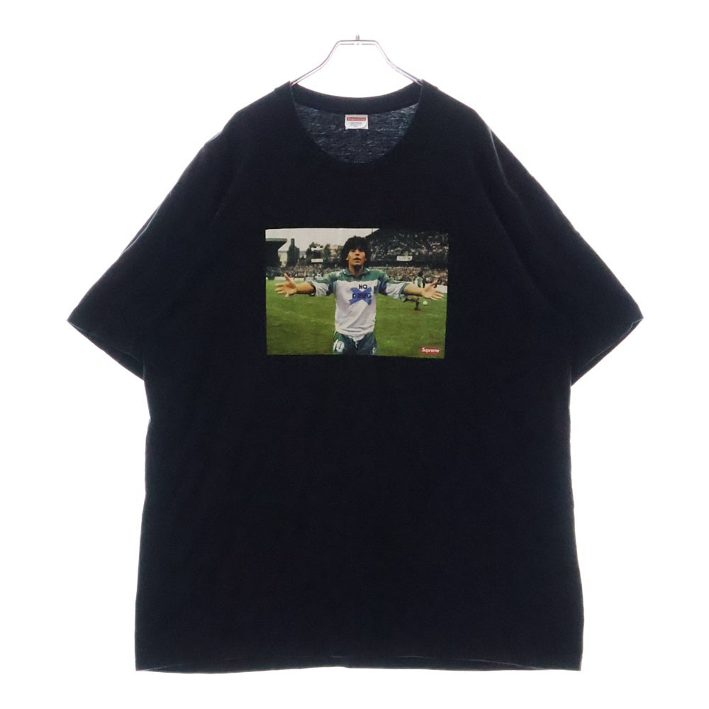 SUPREME(シュプリーム) 24SS Maradona Tee マラドーナ フロントプリント 半袖Tシャツ カットソー ブラック