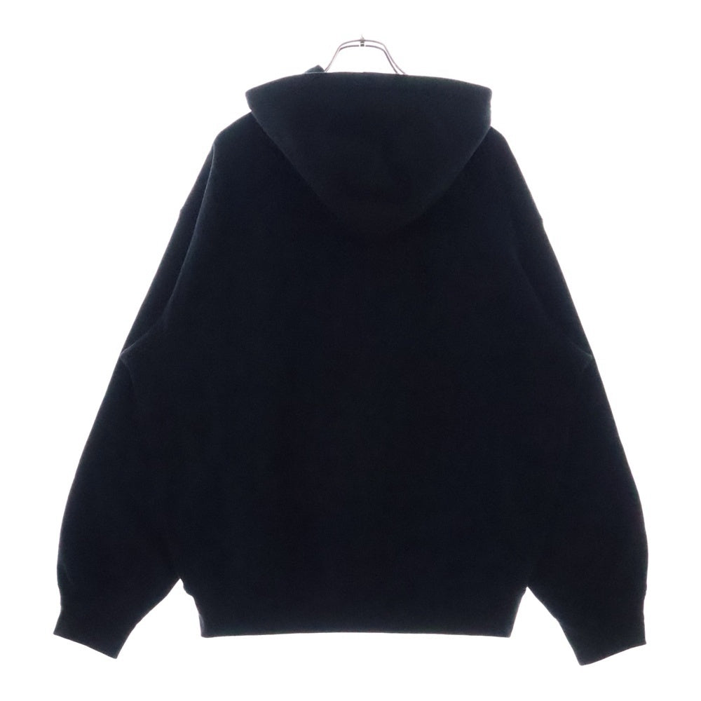 SUPREME(シュプリーム) 24AW Embroidered Script Hooded Sweatshirt エンブロイド スクリプト ロゴ スウェット プルオーバーパーカー ブラック