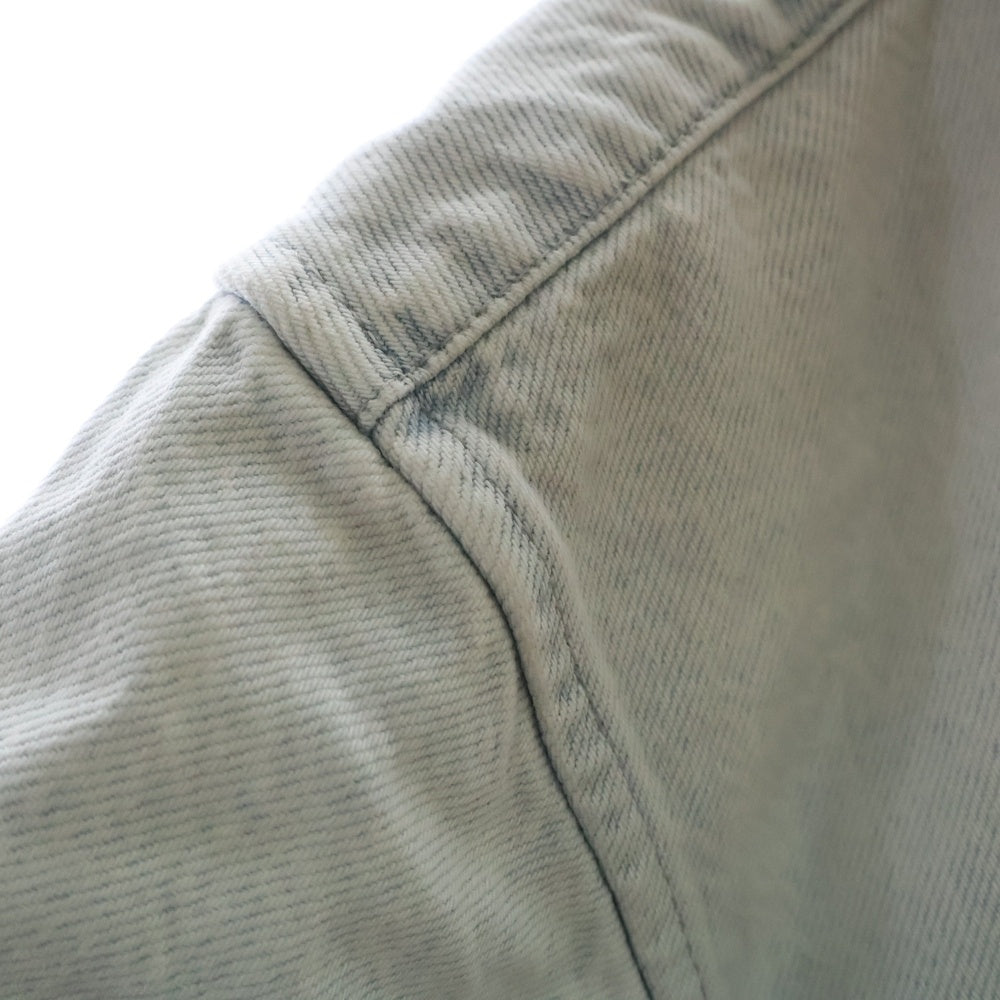 SUPREME(シュプリーム) 24AW Small Box Shirt Rinsed Denim スモールボックスロゴ デニム 長袖シャツ ライトブルー