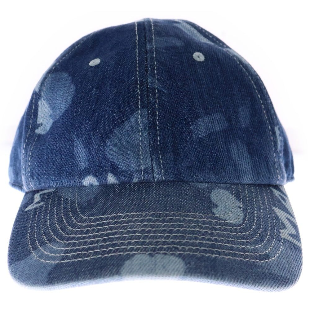 MARNI(マルニ) 24SS ブリーチデザイン デニムキャップ 帽子 インディゴ CLZC0108A0 USCW08