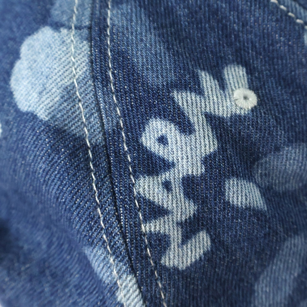 MARNI(マルニ) 24SS ブリーチデザイン デニムキャップ 帽子 インディゴ CLZC0108A0 USCW08