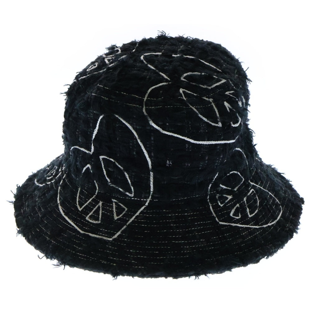READY MADE(レディメイド) TWEED BUCKET HAT/BLK ツイード バケットハット 帽子 ブラック RE-TW-BK-00-00-292
