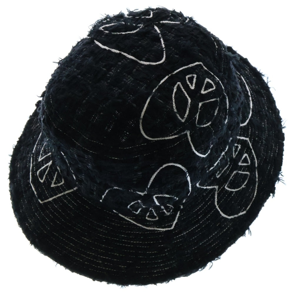 READY MADE(レディメイド) TWEED BUCKET HAT/BLK ツイード バケットハット 帽子 ブラック RE-TW-BK-00-00-292