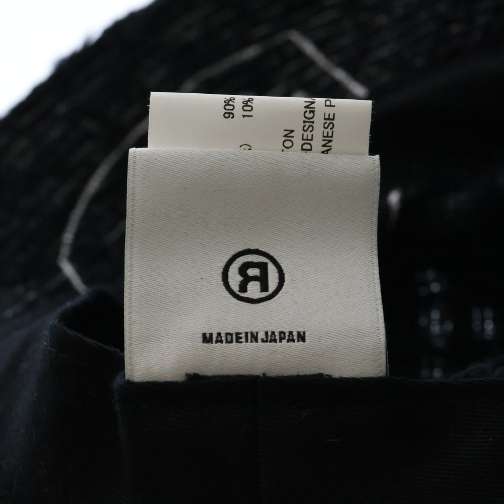 READY MADE(レディメイド) TWEED BUCKET HAT/BLK ツイード バケットハット 帽子 ブラック RE-TW-BK-00-00-292