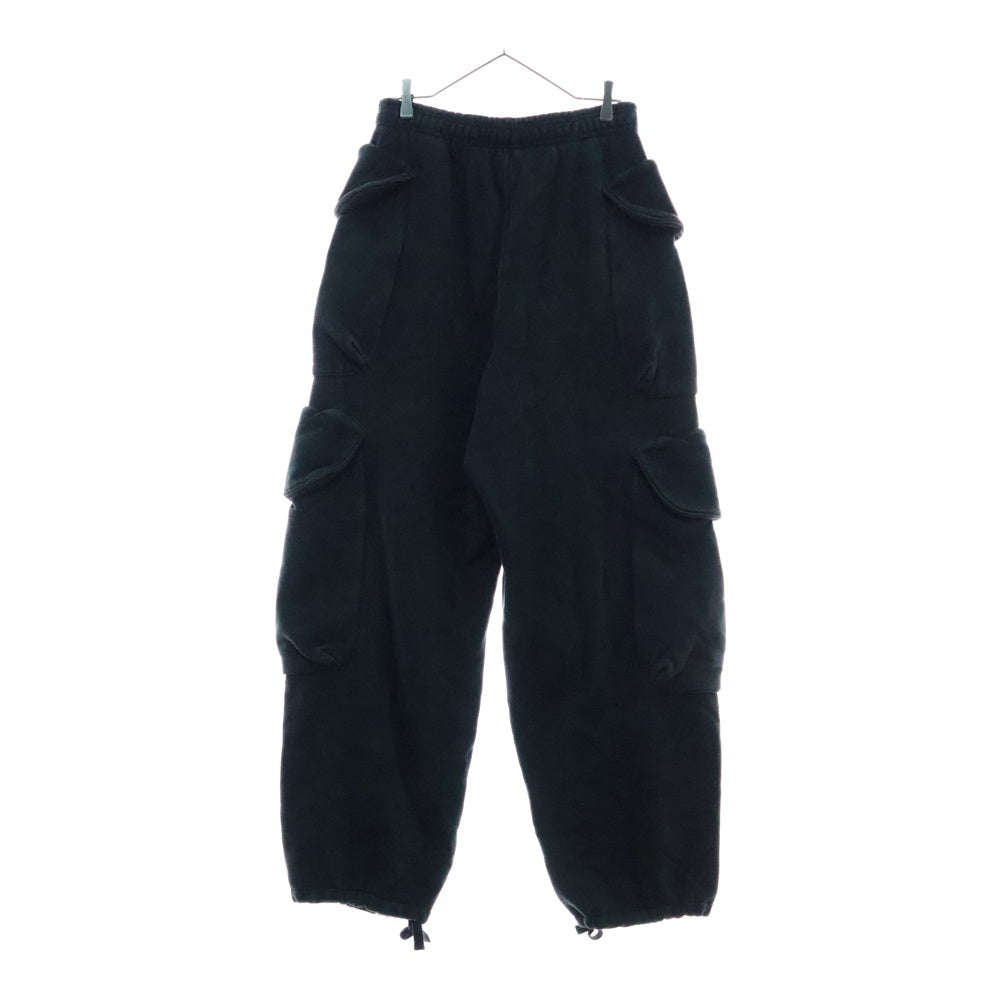 entire studios(エンタイア スタジオ) カーゴスウェットパンツ ブラック ES2379/PO0130