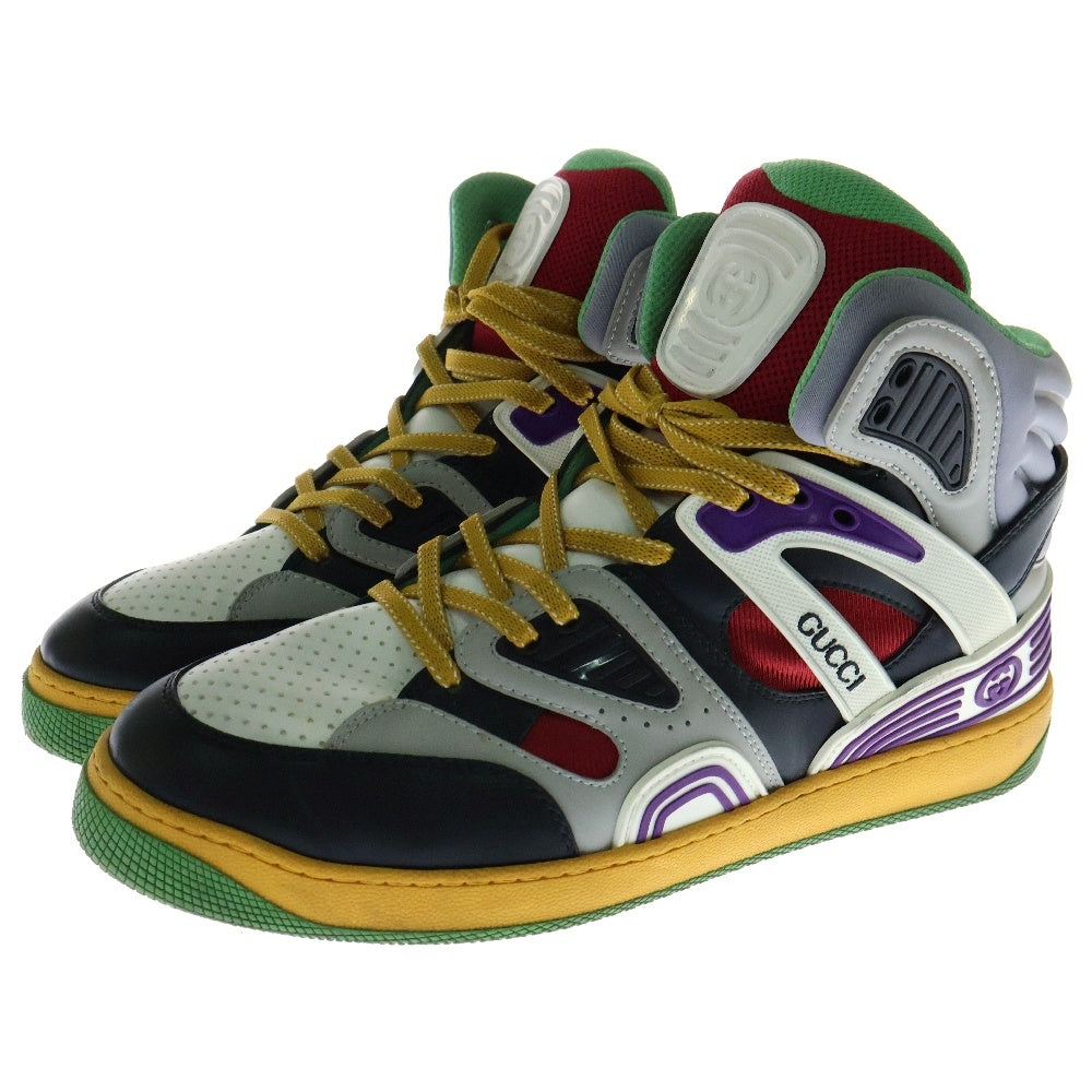 GUCCI(グッチ) インターロッキング バスケット ハイカットスニーカー シューズ マルチ 661303