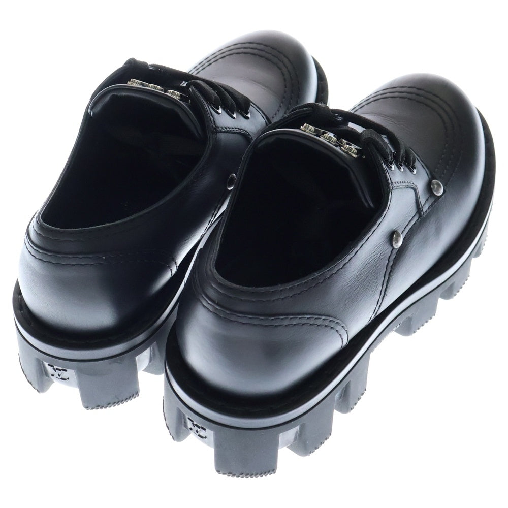 LOUIS VUITTON(ルイヴィトン) 24SS Derby LV Checker チェッカーライン ダービー ローファー シューズ ブラック SH1203