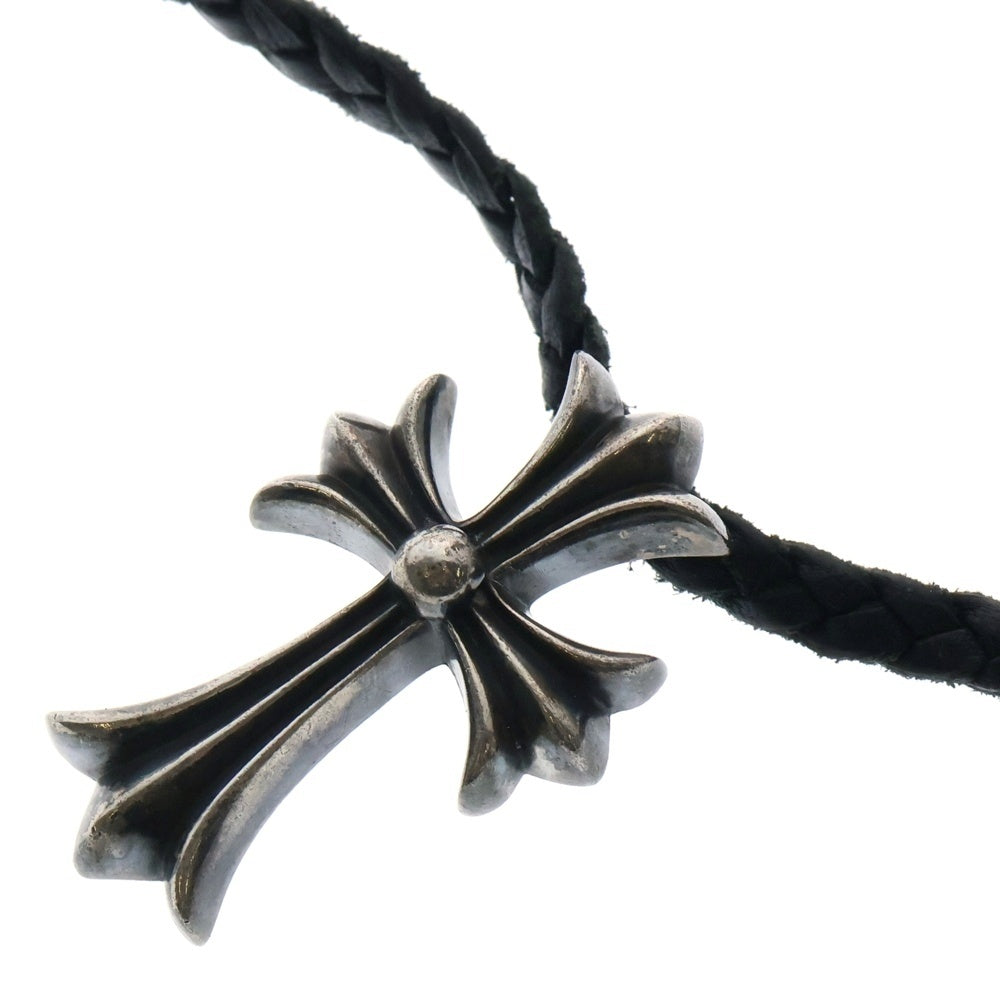 CHROME HEARTS(クロムハーツ) CH CRS SMLスモールCHクロス BC ボロチップブレイド ネックレス シルバー BCA220