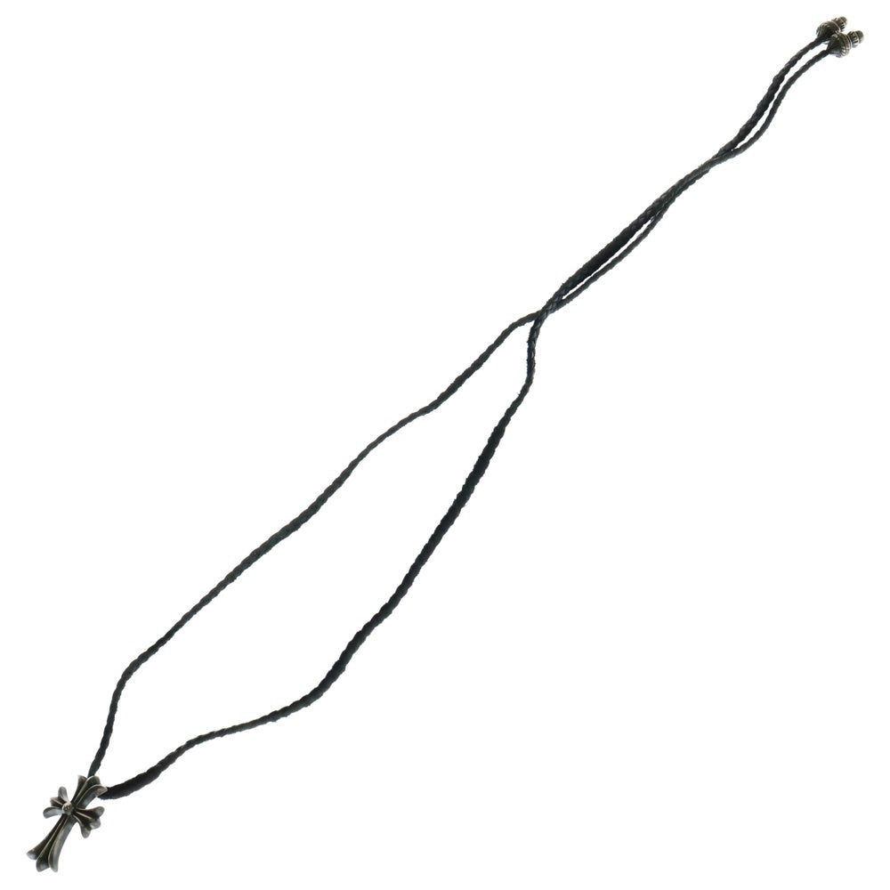 CHROME HEARTS(クロムハーツ) CH CRS SMLスモールCHクロス BC ボロチップブレイド ネックレス シルバー BCA220