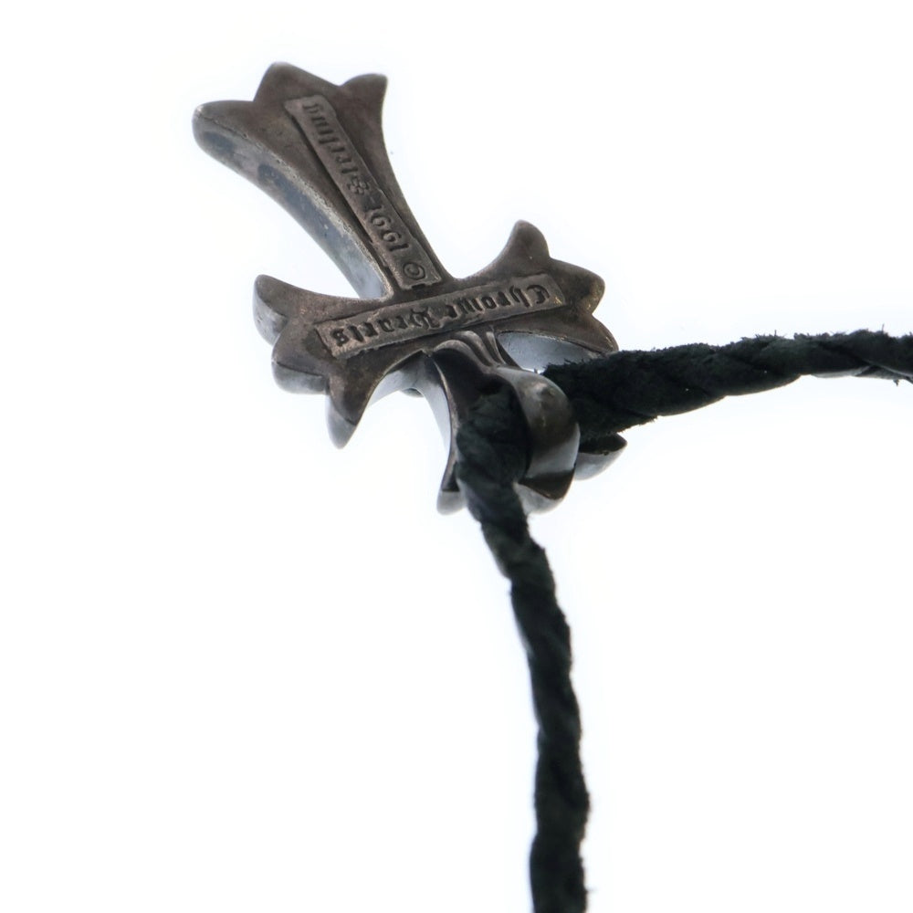 CHROME HEARTS(クロムハーツ) CH CRS SMLスモールCHクロス BC ボロチップブレイド ネックレス シルバー BCA220