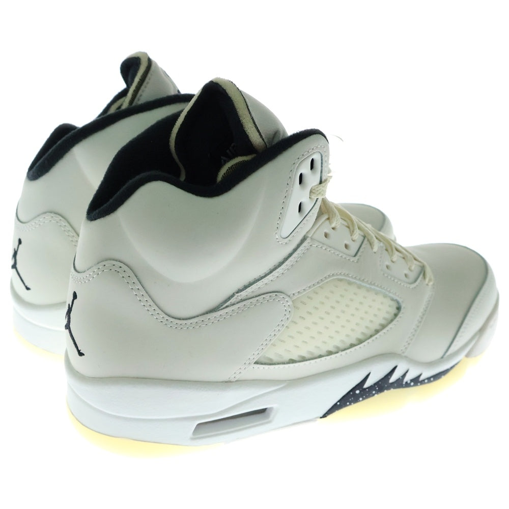 NIKE(ナイキ) AIR JORDAN 5 RETRO SE SAIL/BLACK エア ジョーダン 5 レトロ SE ハイカットスニーカー ホワイト US9.5/27.5cm FN7405-100