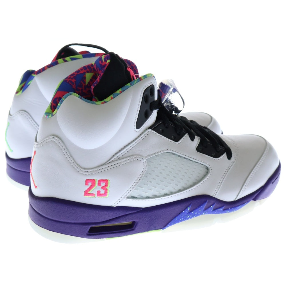 NIKE(ナイキ) AIR JORDAN5 RETRO ALTERNATE BEL-AIR エアジョーダン5 レトロ ハイカットスニーカー ベルエア ホワイト US9.5/27.5cm DB3335-100
