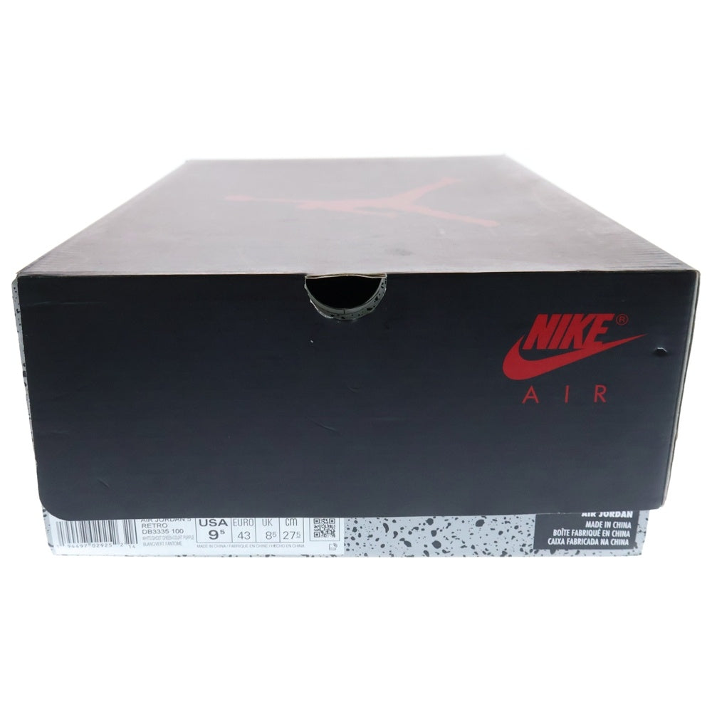 NIKE(ナイキ) AIR JORDAN5 RETRO ALTERNATE BEL-AIR エアジョーダン5 レトロ ハイカットスニーカー ベルエア ホワイト US9.5/27.5cm DB3335-100