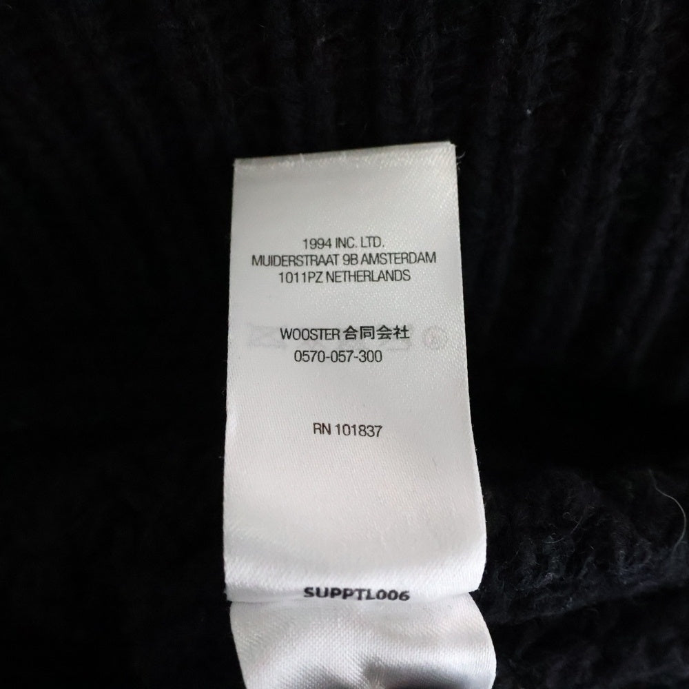 SUPREME(シュプリーム) 21AW Waffle Knit Cardigan ワッフルニットカーディガン ブラック