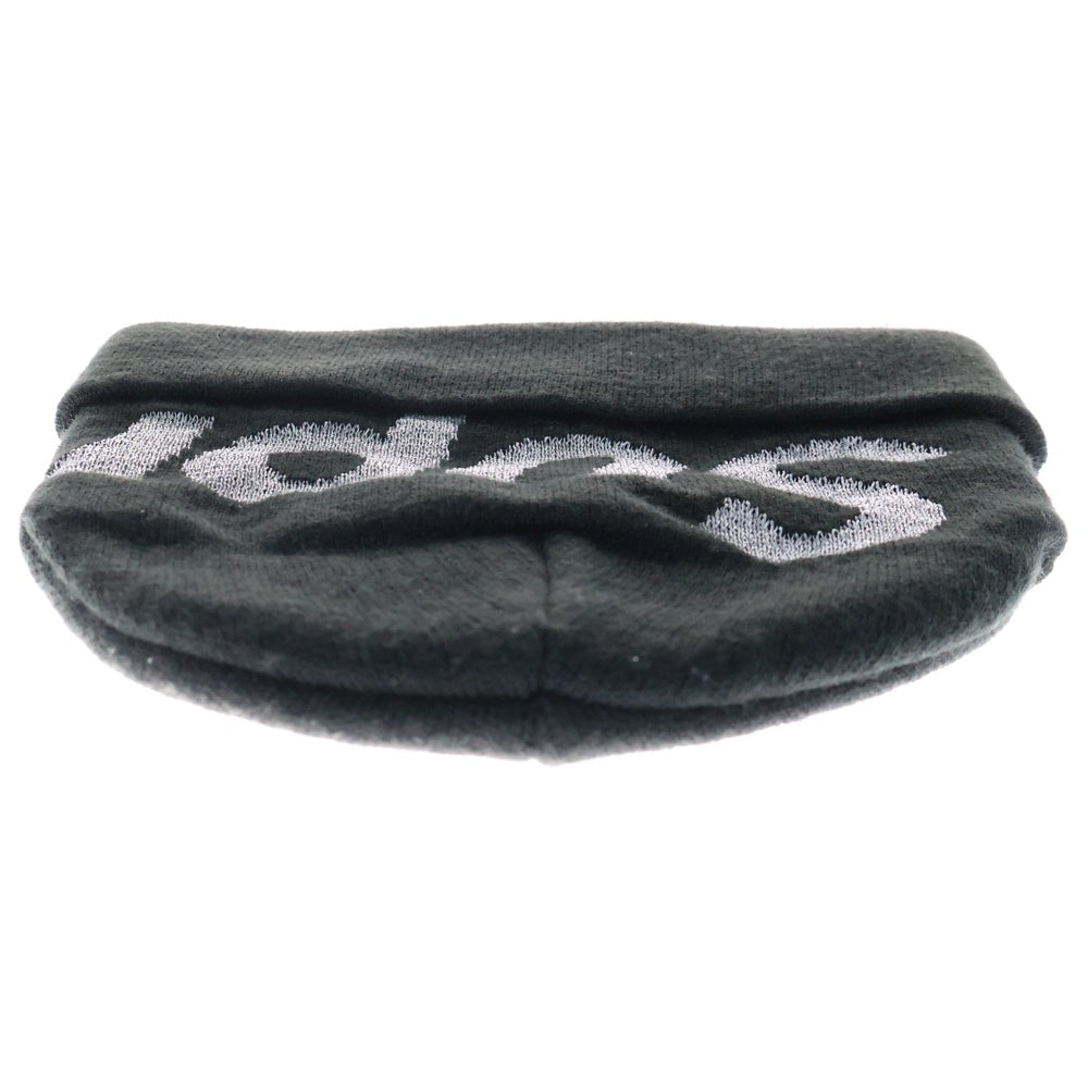 SUPREME(シュプリーム) 18AW Reflective Big Logo Beanie リフレクター ビッグロゴビーニー ニットキャップ ブラック