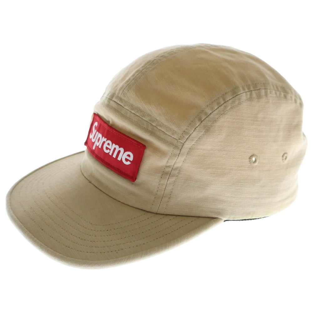 SUPREME(シュプリーム) 20SS Military Camp Cap ボックスロゴ ミリタリーキャンプキャップ 帽子 ベージュ