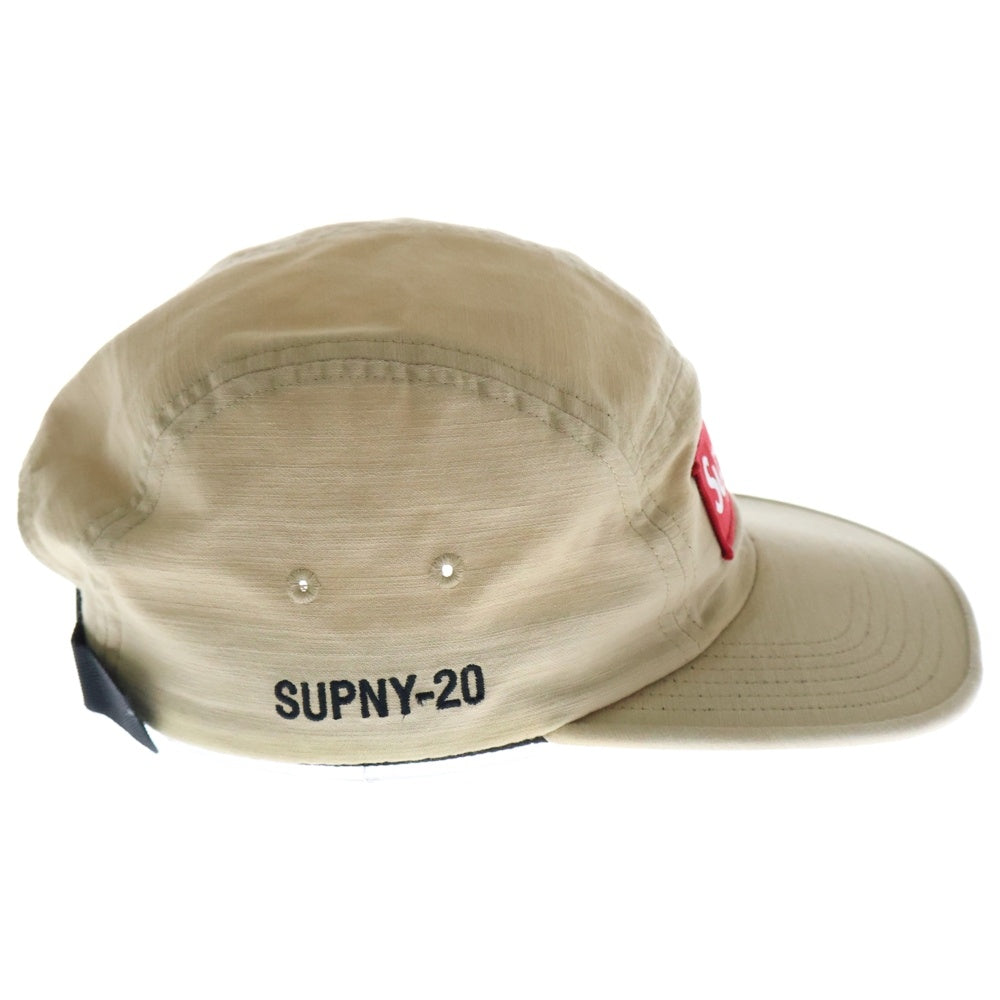 SUPREME(シュプリーム) 20SS Military Camp Cap ボックスロゴ ミリタリーキャンプキャップ 帽子 ベージュ