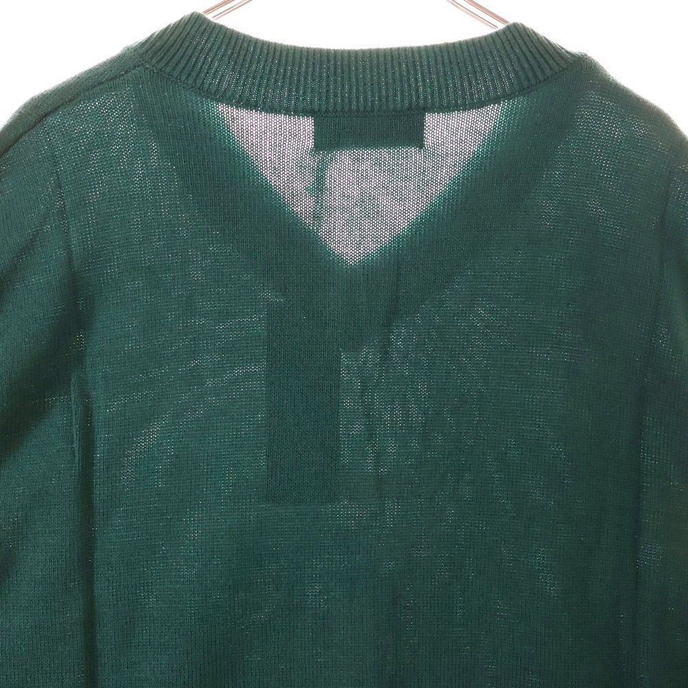 WIND AND SEA(ウィンダンシー) SDT V Neck Knit Vest ブイネック ニットベスト グリーン WDS-CLC-2-03