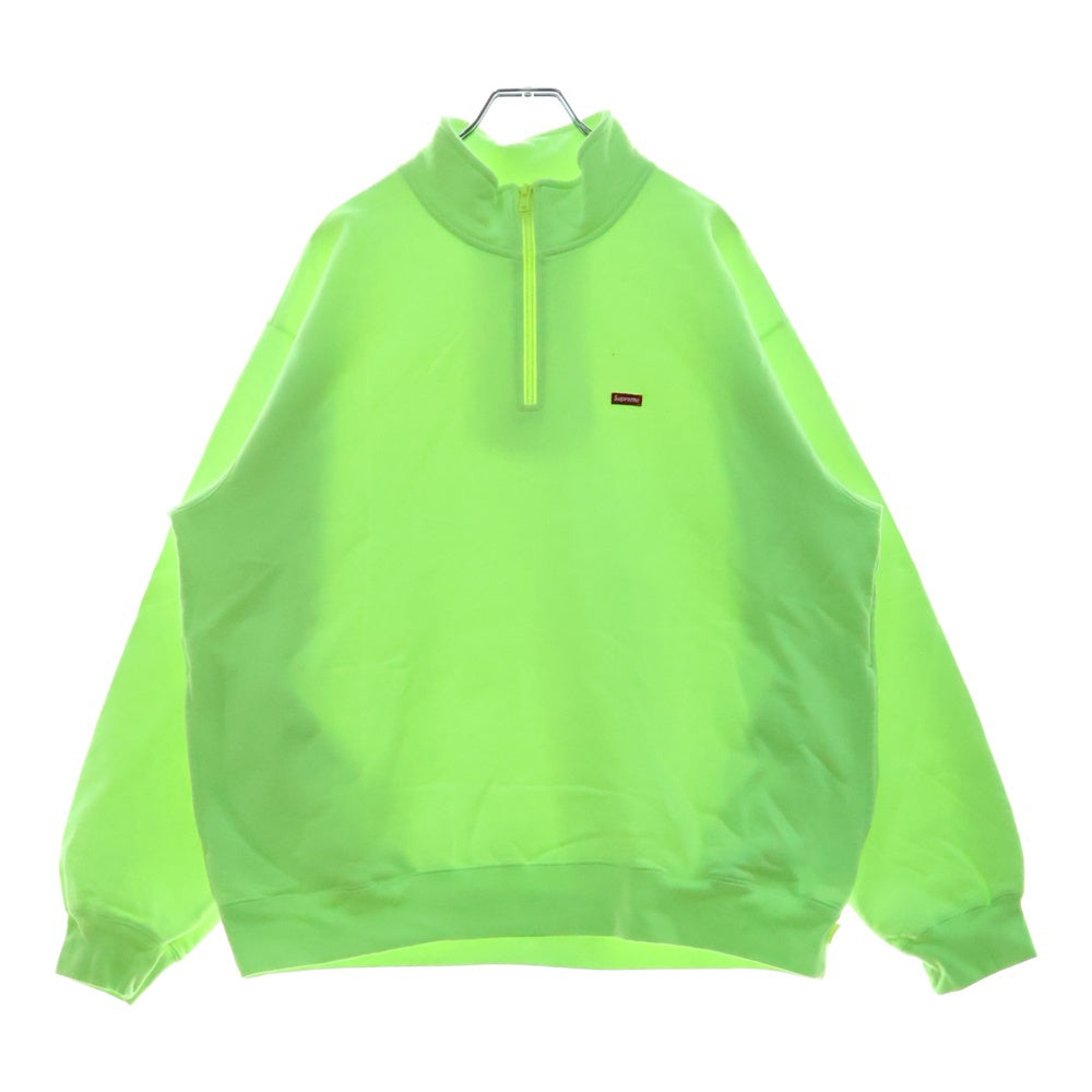 SUPREME(シュプリーム) 25SS Small Box Half Zip スモールボックスロゴ ハーフジップスウェットトレーナー イエロー