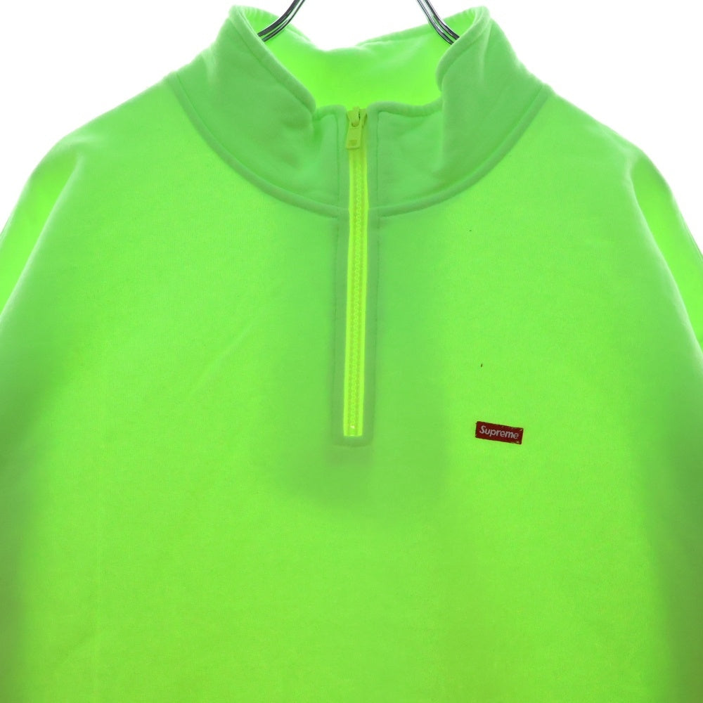SUPREME(シュプリーム) 25SS Small Box Half Zip スモールボックスロゴ ハーフジップスウェットトレーナー イエロー