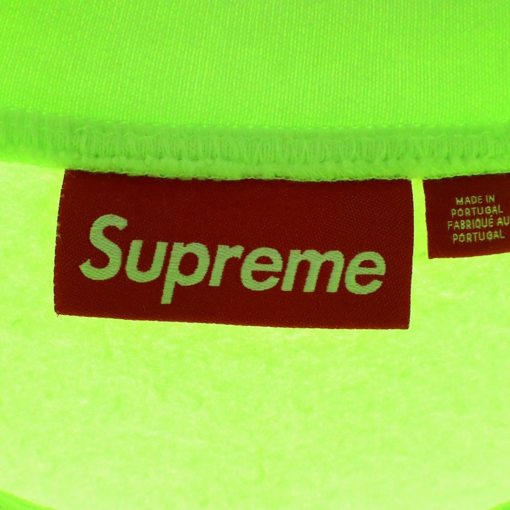 SUPREME(シュプリーム) 25SS Small Box Half Zip スモールボックスロゴ ハーフジップスウェットトレーナー イエロー