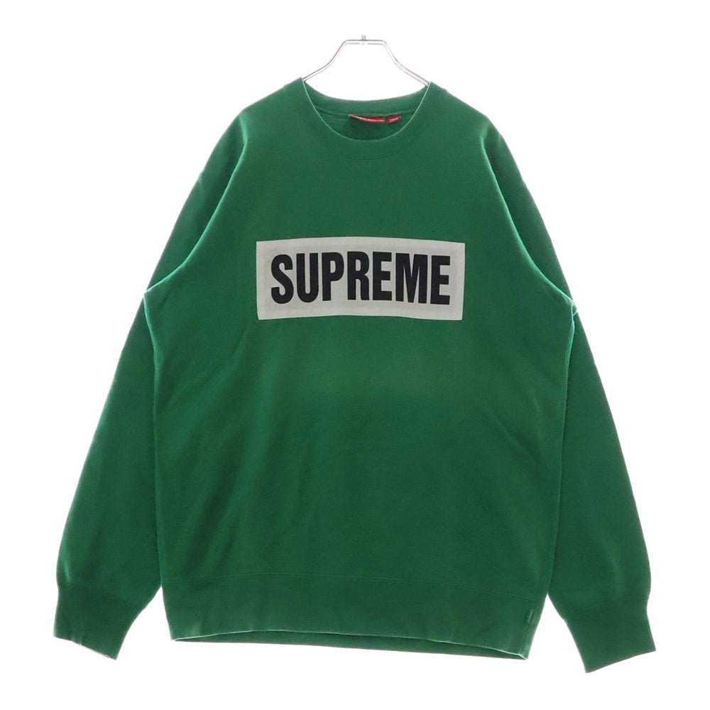 SUPREME(シュプリーム) 14SS Marathon Crewneck マラソン クルーネックスウェットトレーナー グリーン