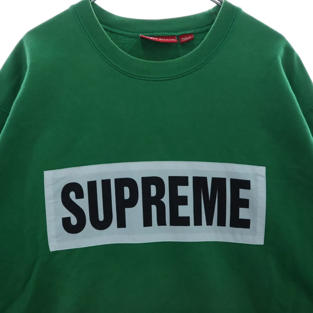 SUPREME(シュプリーム) 14SS Marathon Crewneck マラソン クルーネックスウェットトレーナー グリーン