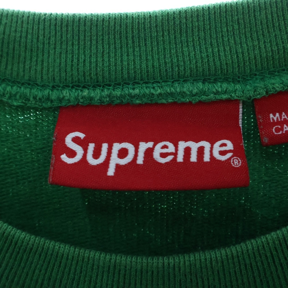 SUPREME(シュプリーム) 14SS Marathon Crewneck マラソン クルーネックスウェットトレーナー グリーン