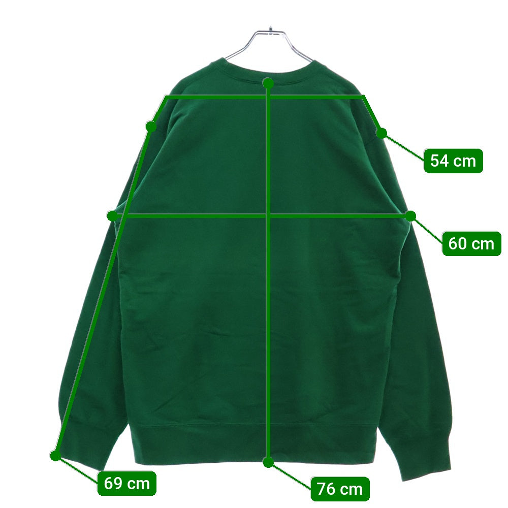 SUPREME(シュプリーム) 14SS Marathon Crewneck マラソン クルーネックスウェットトレーナー グリーン