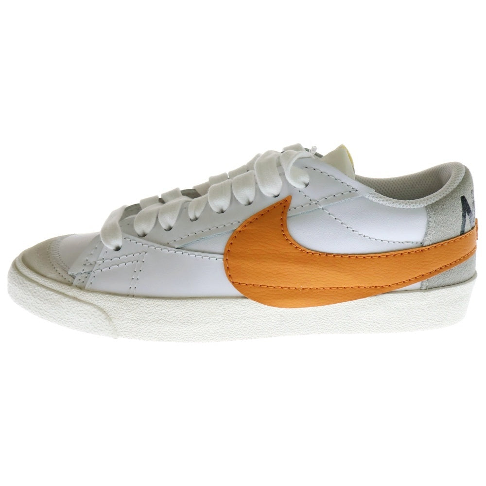 NIKE(ナイキ) BLAZER LOW 77 JUMBO ブレーザー ロー ジャンボ ローカットスニーカーシューズ ホワイト/オレンジ US10/28cm DN2158-100