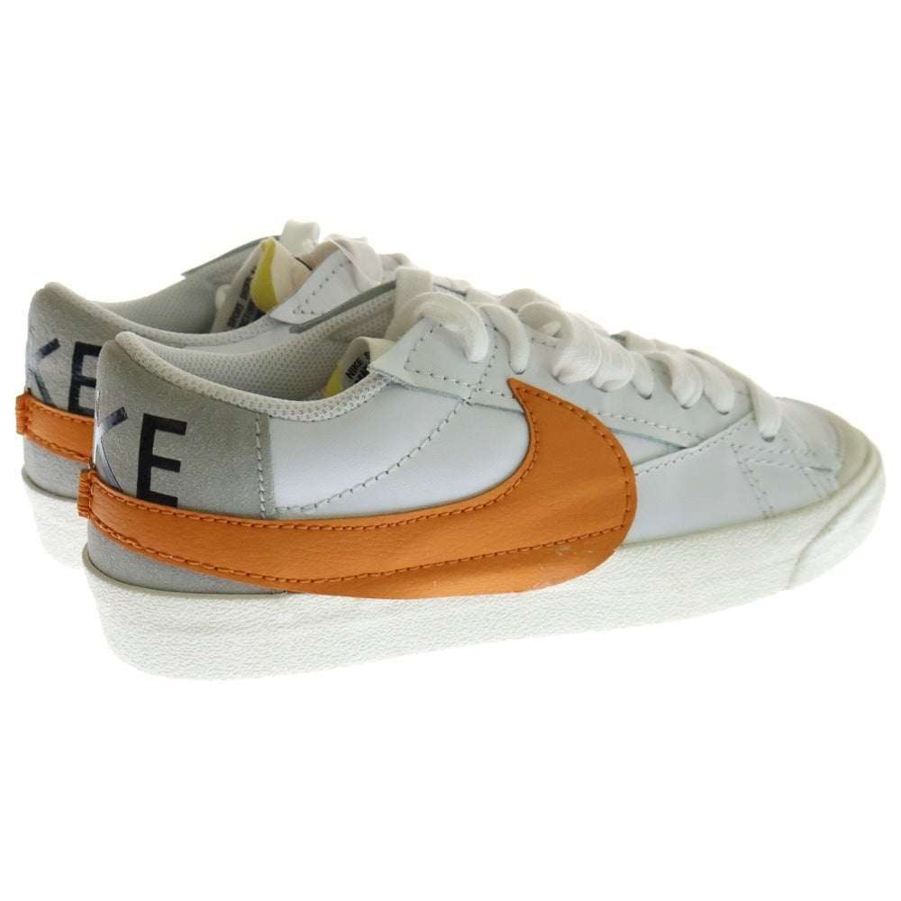NIKE(ナイキ) BLAZER LOW 77 JUMBO ブレーザー ロー ジャンボ ローカットスニーカーシューズ ホワイト/オレンジ US10/28cm DN2158-100