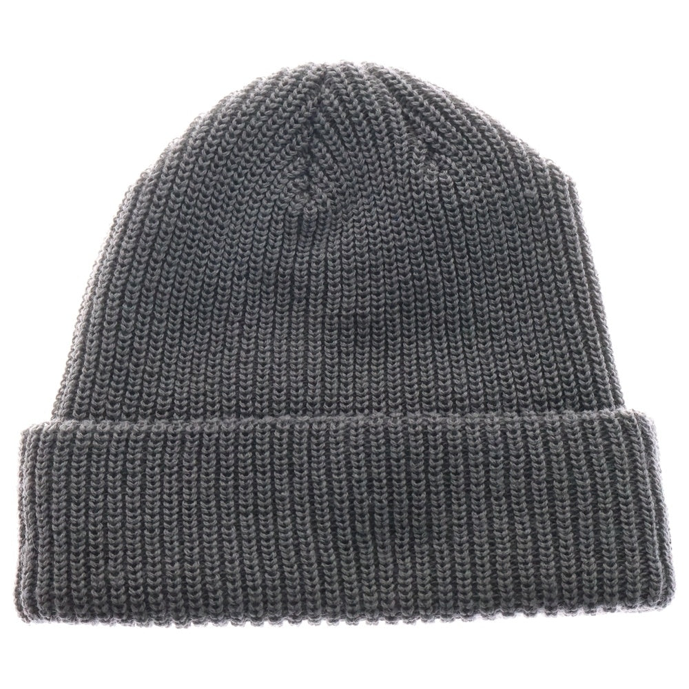 SUPREME(シュプリーム) 22AW Loose Gauge Beanie ルーズゲージ ロゴ刺繍 アクリル ニット ビーニー ニットキャップ 帽子 グレー
