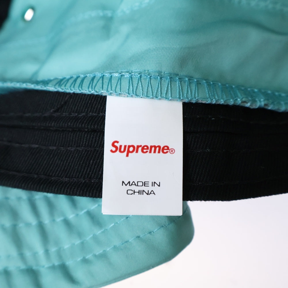 SUPREME(シュプリーム) 22AW Silicone Stripe Crusher Hat シリコン ストライプ クラッシャー ハット 帽子 ブルー