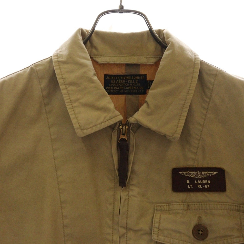 POLO RALPH LAUREN(ポロラルフローレン) M-421B Summer Flight Jacket サマーフライトジャケット ベージュ NXs-650EXT.8